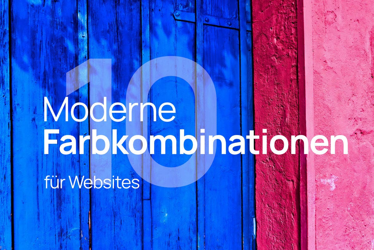 Farbkombinationen für Websites Farbkombinationen für Websites