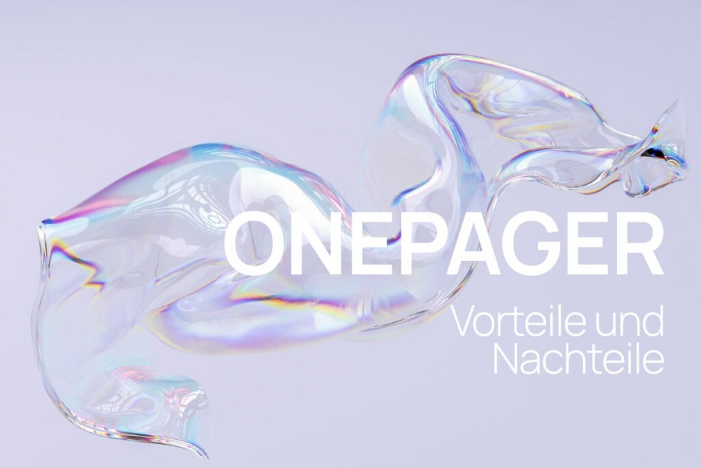 Onepager oder Websites mit mehreren Seiten