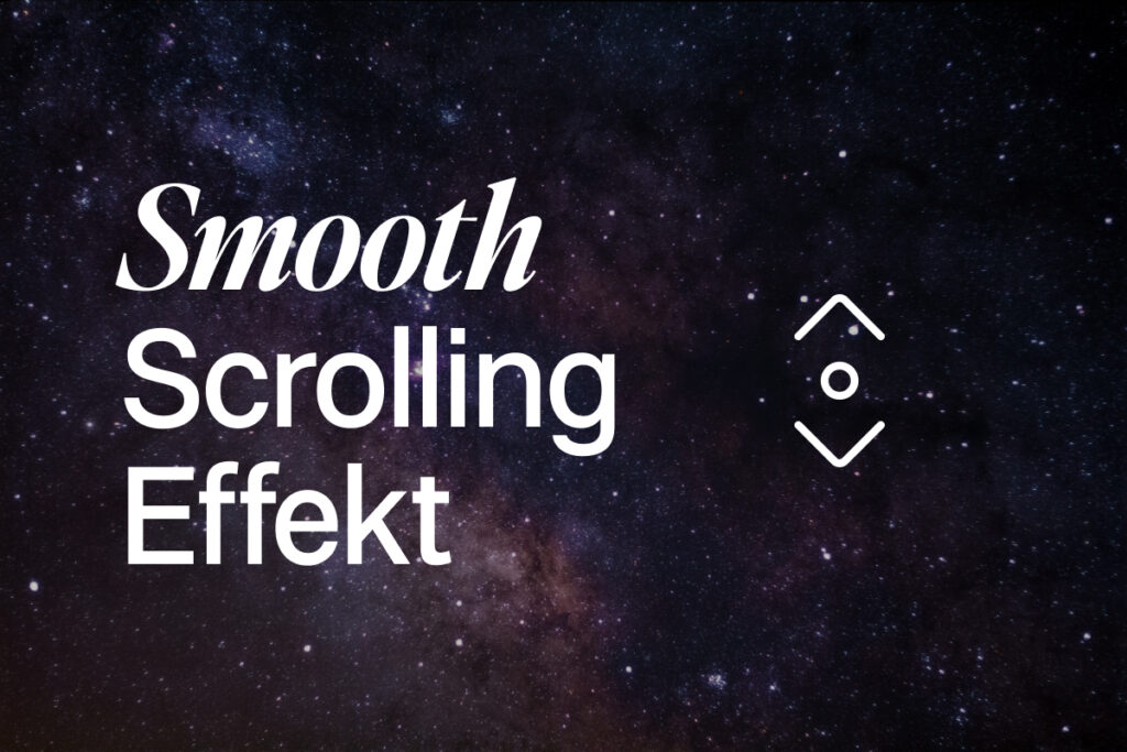 Smooth Scrolling Effekt WordPress Divi